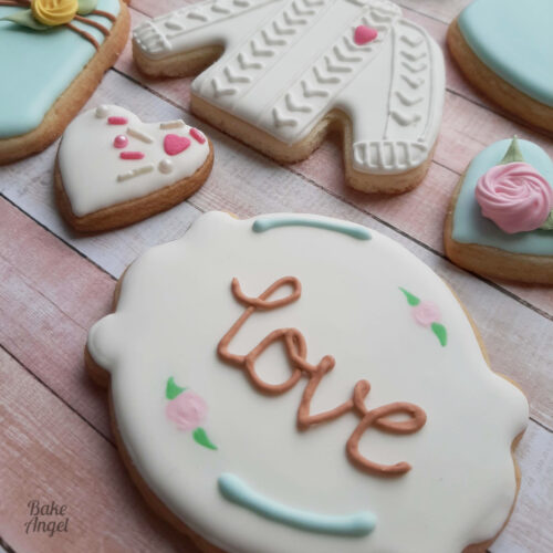Close up of a cookie set
