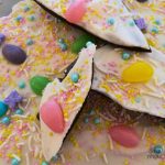 Close up of Easter Jelly Bean Bark
