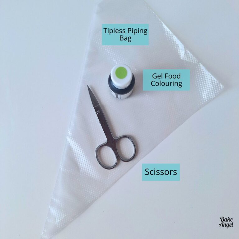 How to Pipe Leaves with a Tipless Piping Bag Bake Angel