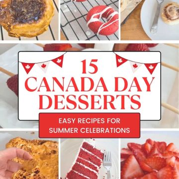 15 easy desserts for Canada Day.